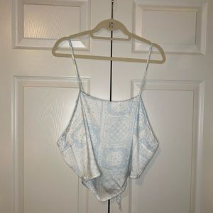 Plus Size Scarf Styled Crop Top by BP - Size 2x